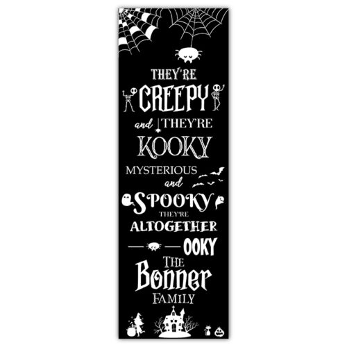 Halloween Family Sign