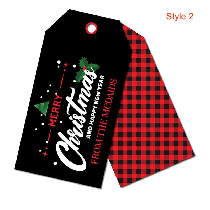 Christmas Door Tags