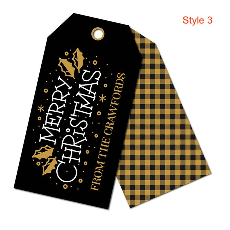 Christmas Door Tags