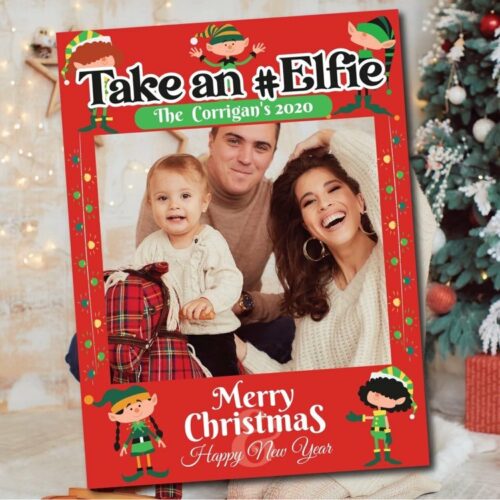 Take an elfie photo frame