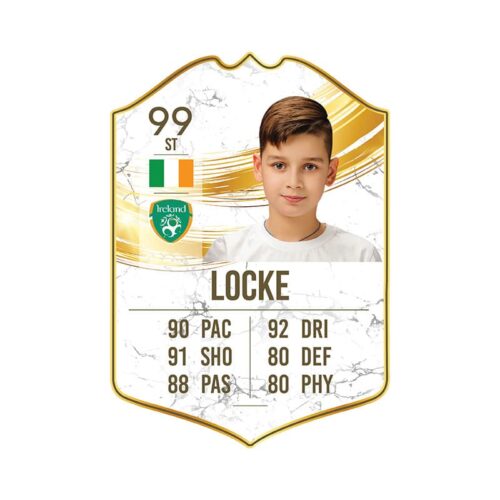 Personalised Football Legend Card