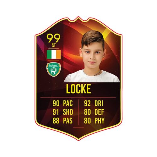 personalised football card Headliner