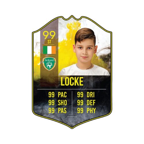 Real life football card