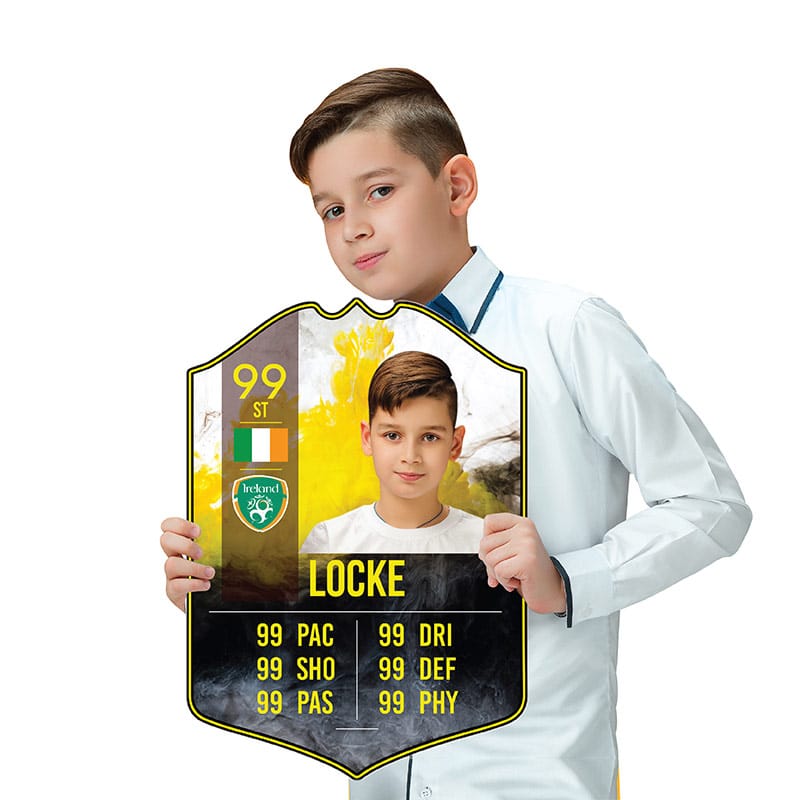 Real life football card