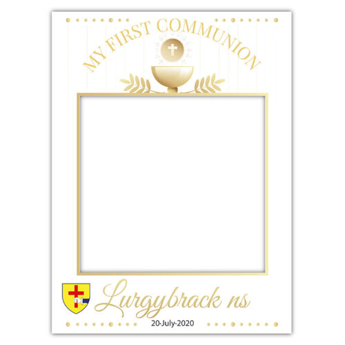 My First Communion Frame - Gold