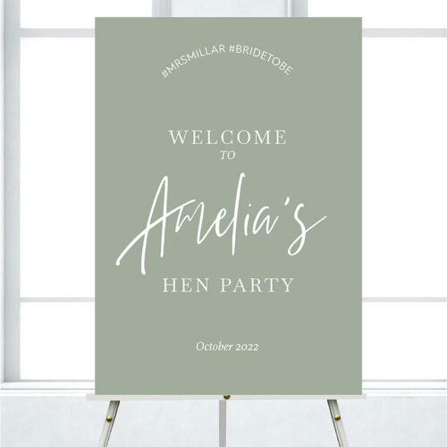 Hen party sign