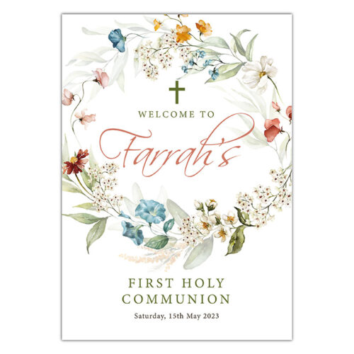 Communion Party Sign - Meadow