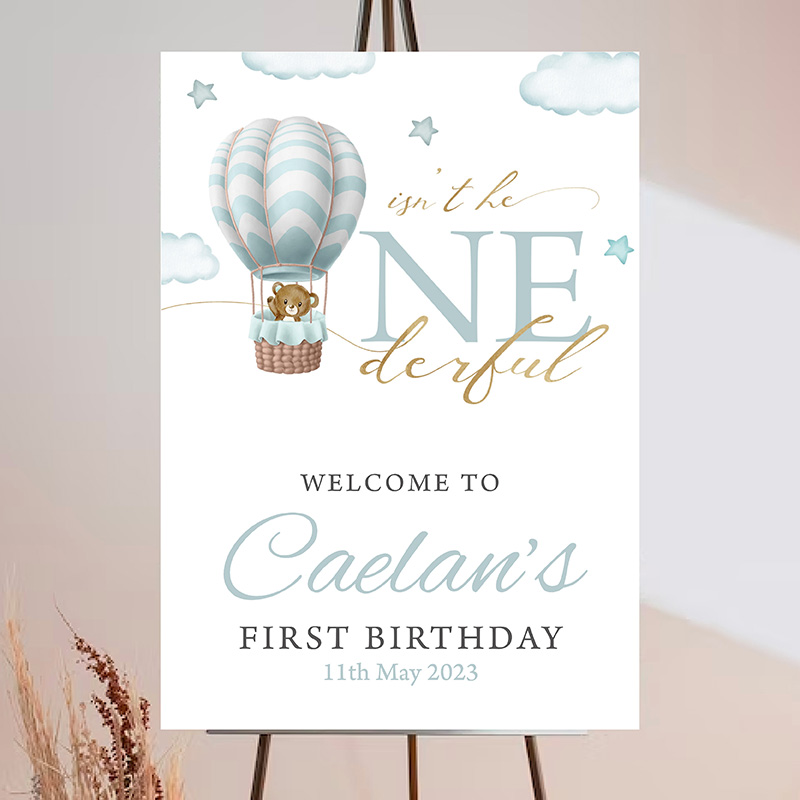 Onederful Birthday - Hot Air Balloon - Image 2