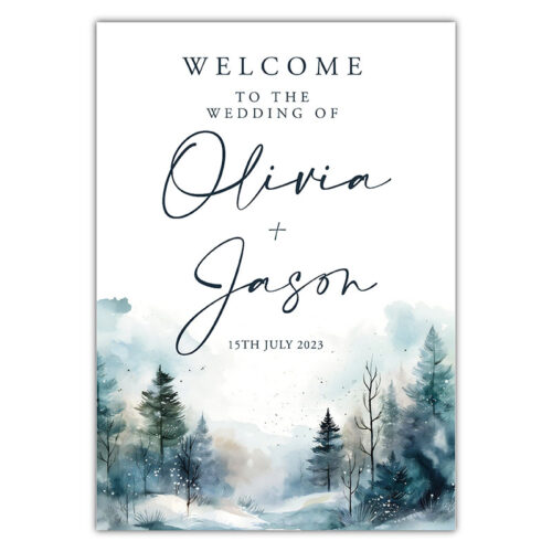 Welcome Sign - Forest