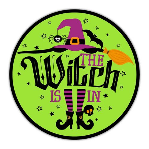 Halloween Door Sign - Witch