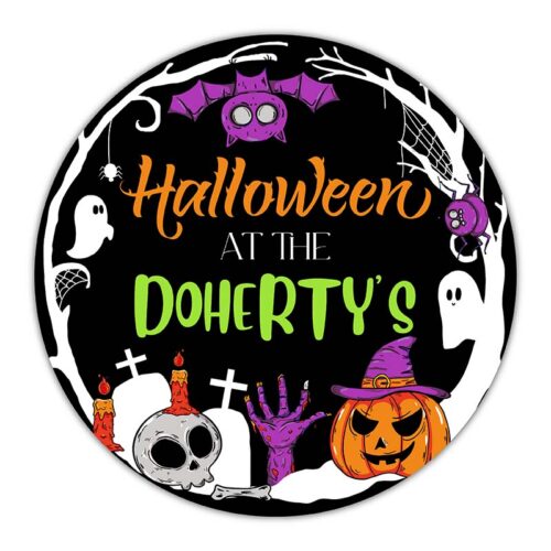 Halloween Door Sign - Graveyard