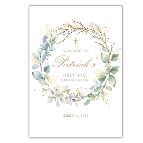 Communion Welcome Sign - Elegant