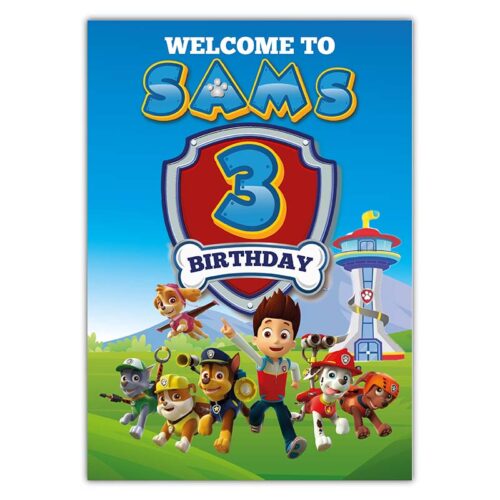 Birthday Welcome -  Paw Patrol