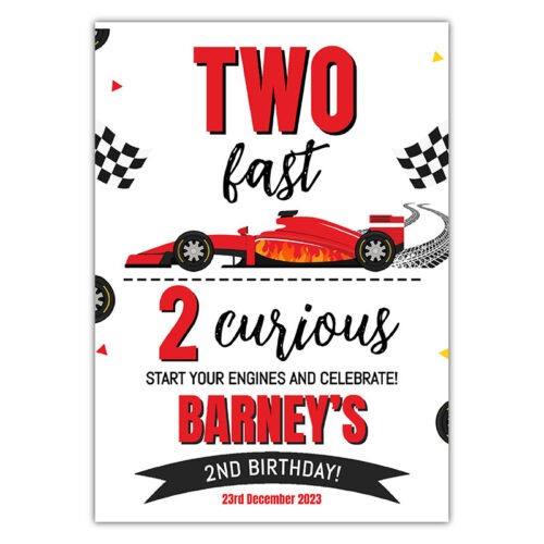 Birthday Welcome -  Two Fast