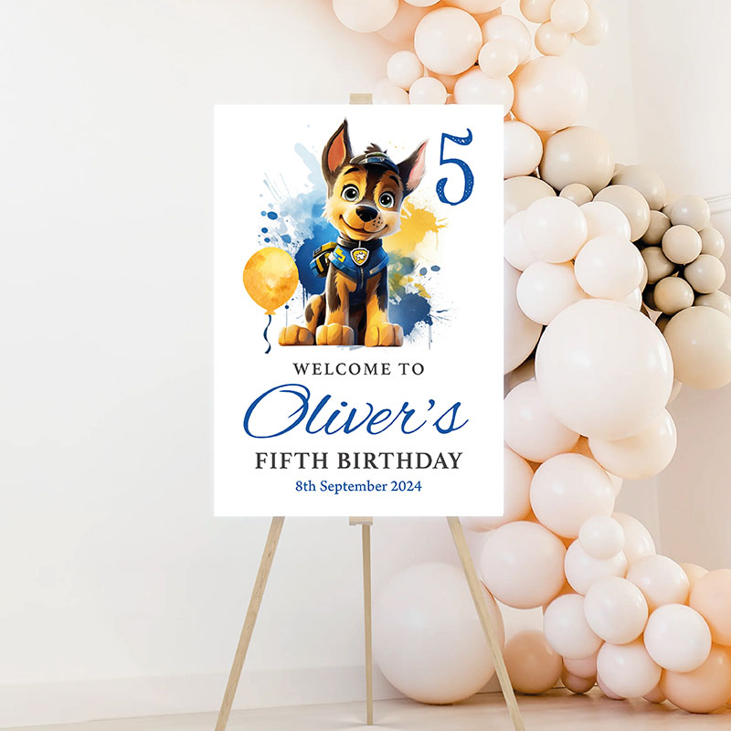 Birthday Welcome - The Police Pup - Image 2