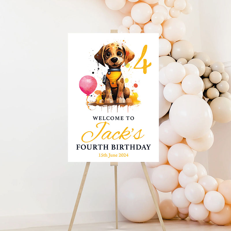 Birthday Welcome - The Water Rescue Pup - Image 2