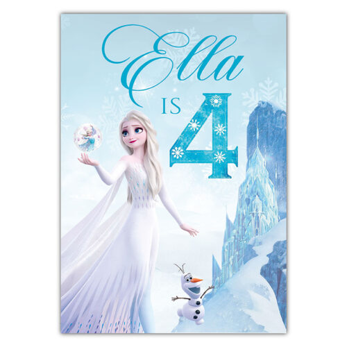 Birthday Welcome -  Ice Queen