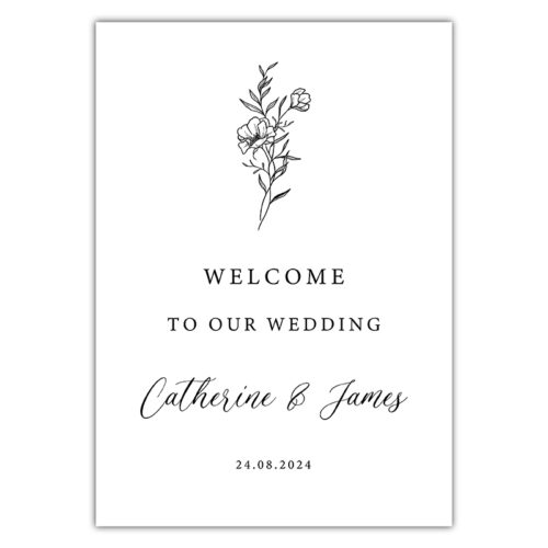 Welcome Sign - Botanical